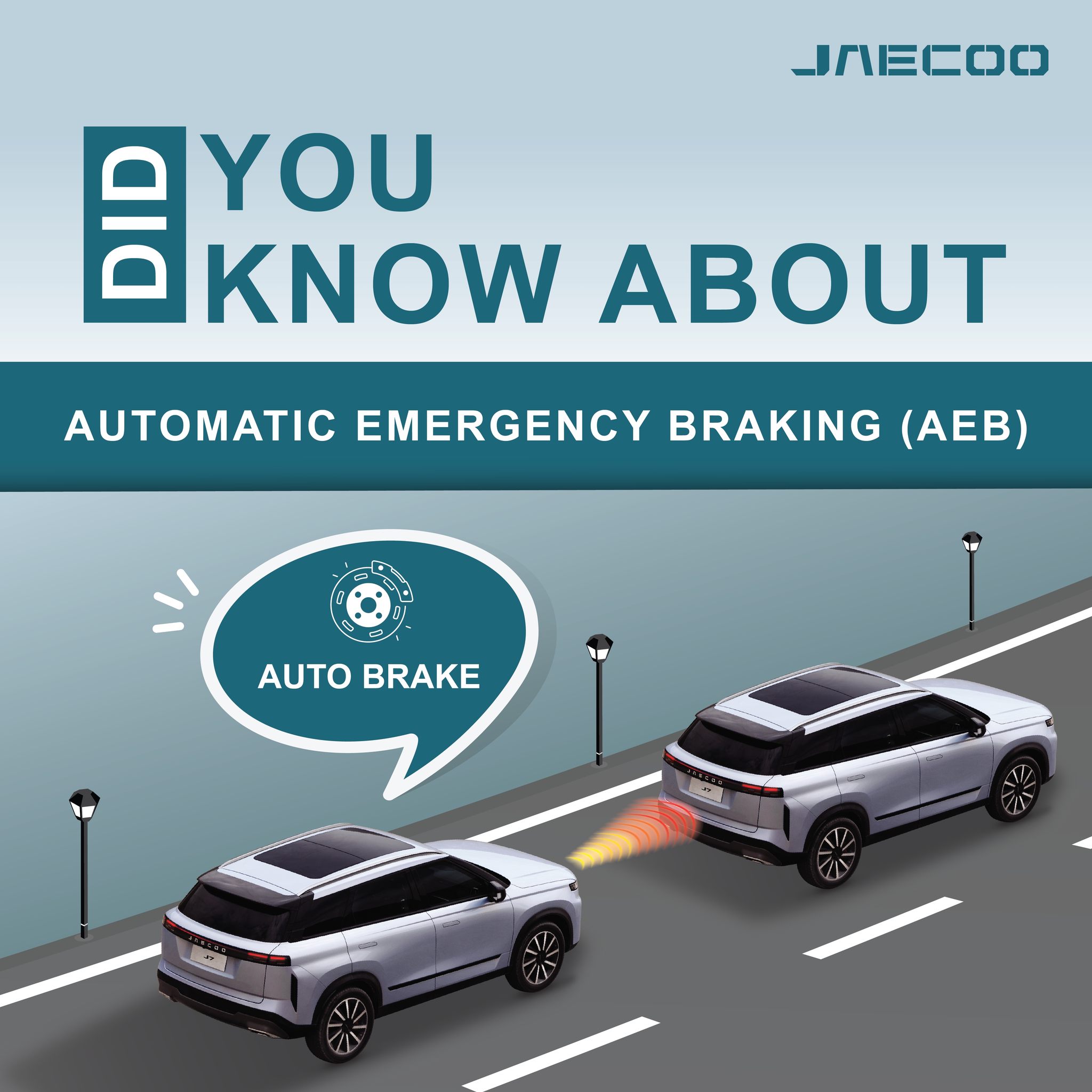 Omoda&Jaecoo - Take it easy with the JAECOO J7. Its Automatic Emergency ...