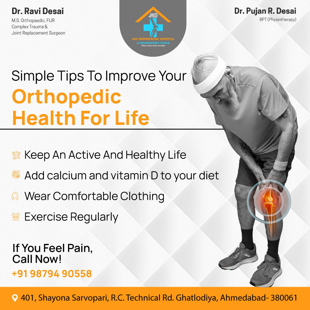JND - 💪 Tips to Improve Your Orthopedic Health 🦴 Taking care of your ...