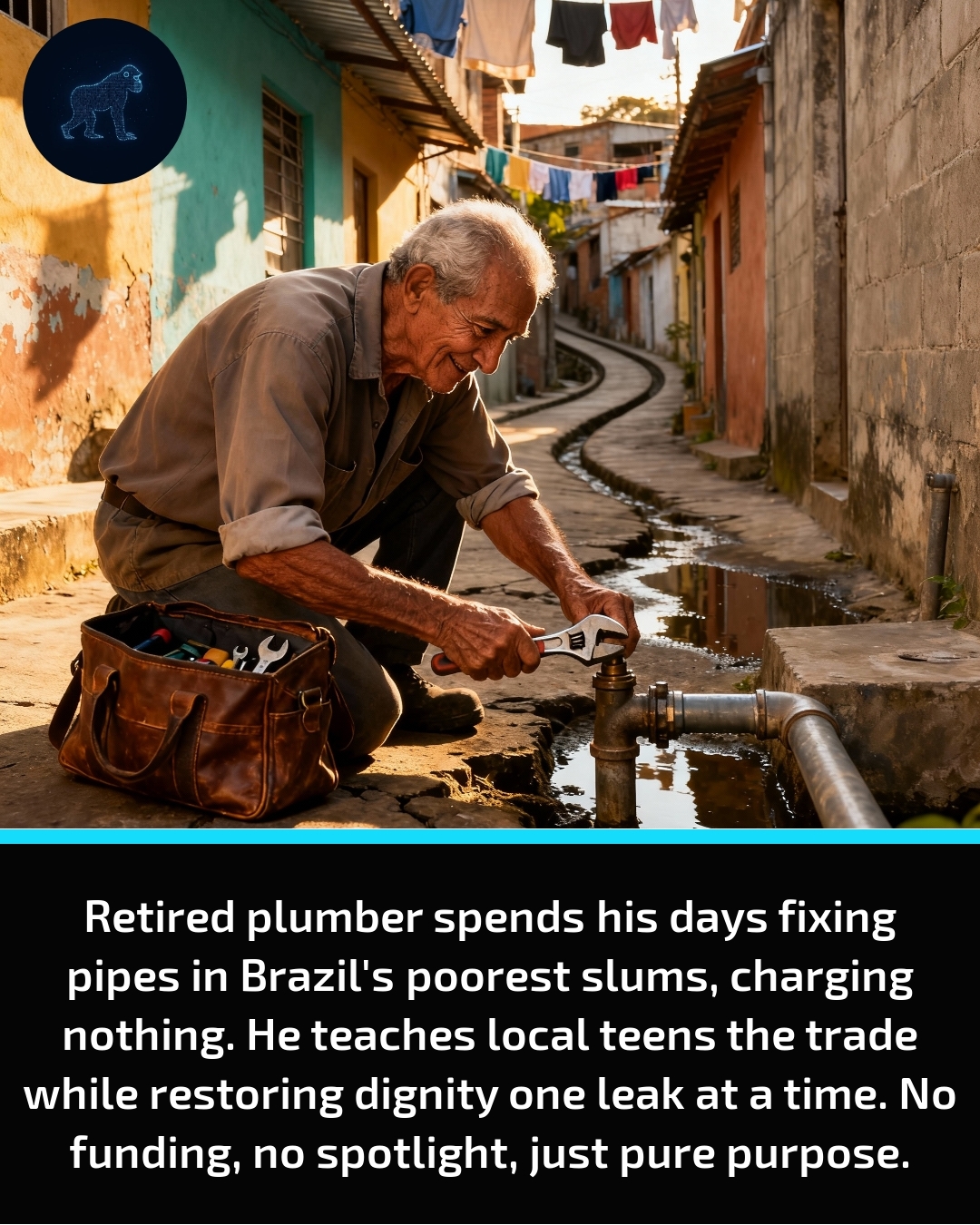Evolved - This 68-year-old retired plumber is fixing broken pipes in ...