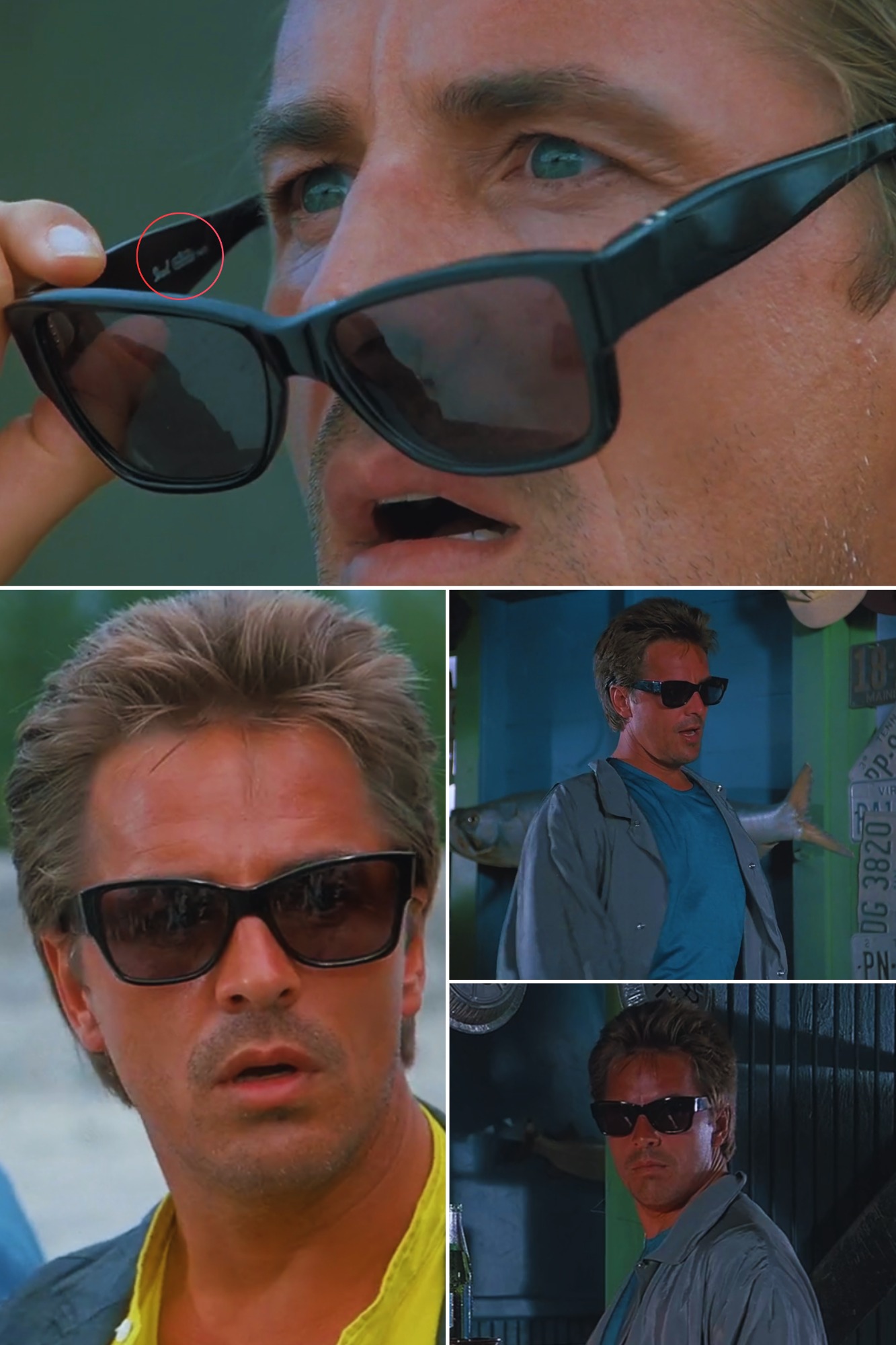 The Persol 69218 Ratti sunglasses were worn by Don Johnson in the 