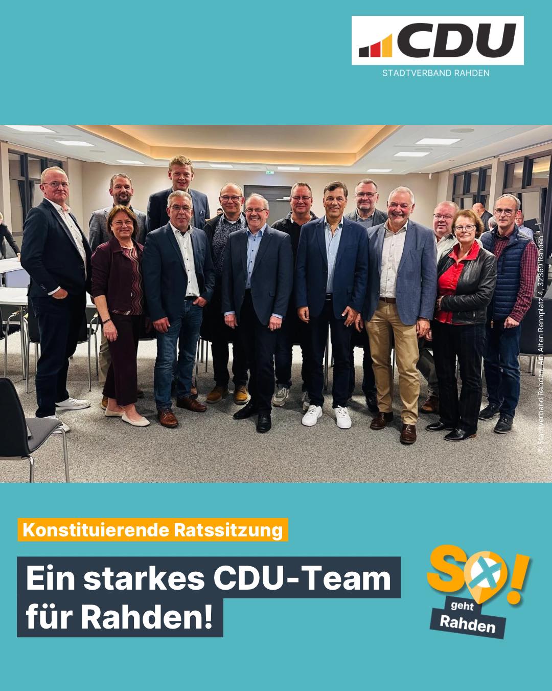 CDU Rahden - 🗓️ Gestern war es soweit: Die neue... | Facebook