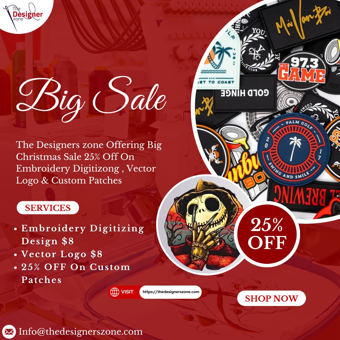 The Designers - We Have Special Offer Offer on Embroidery Digitizing ...