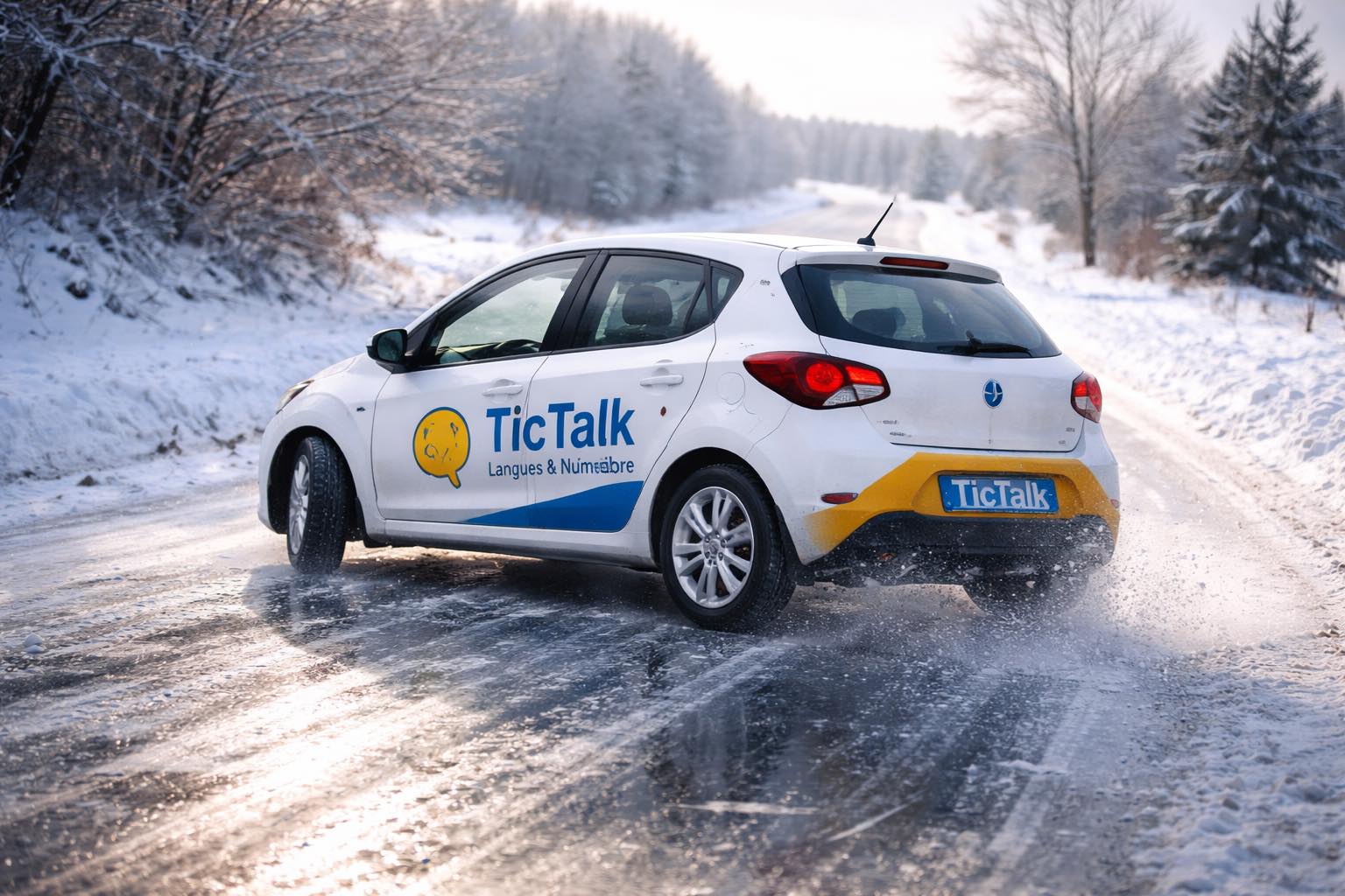 TicTalk - Ce matin, la neige et le verglas ont suffi à bloquer les ...