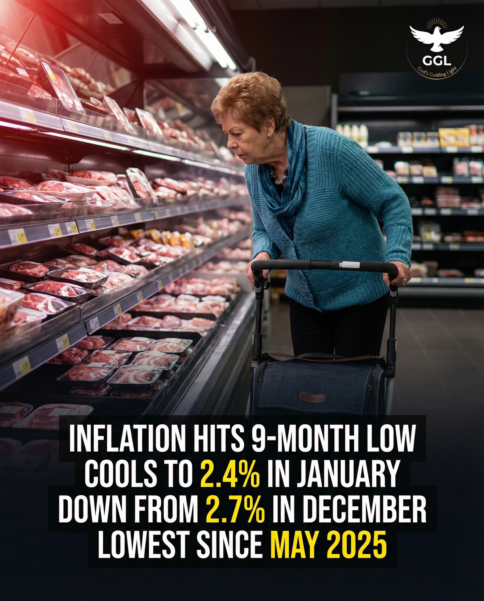 God's - Is this what winning looks like? Inflation just crashed to a 9 ...