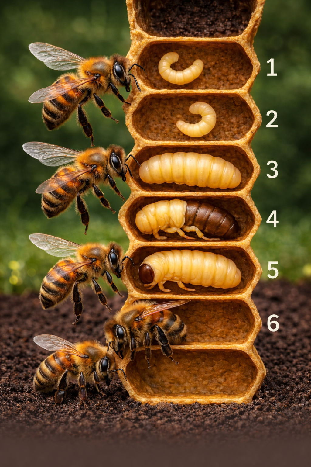 Honey - From a tiny beginning to a powerful life — every honeybee’s ...