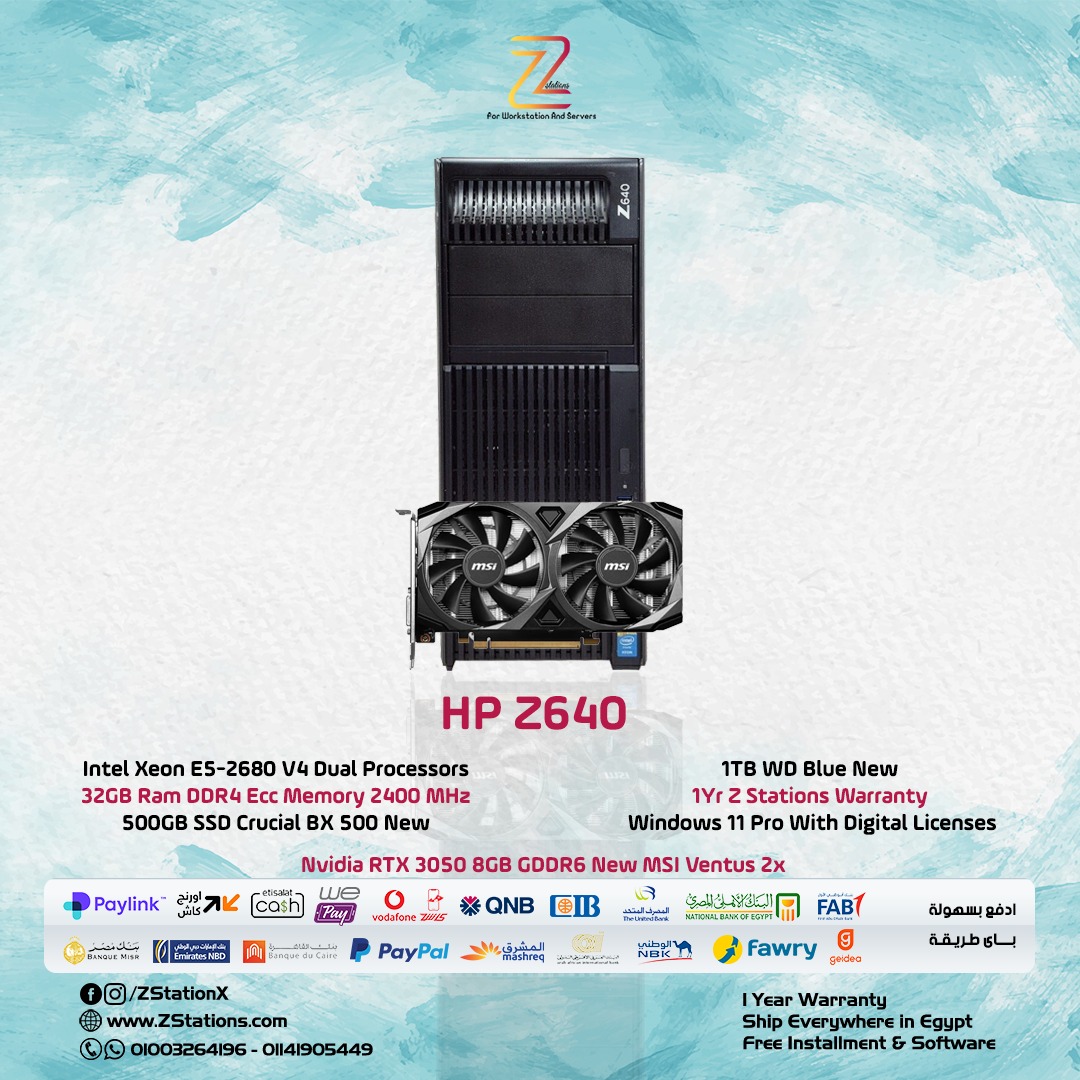 Powerhouse HP Z640 Workstation: 14-Core E5-2680 V4, 32GB RAM – Ready To Build!