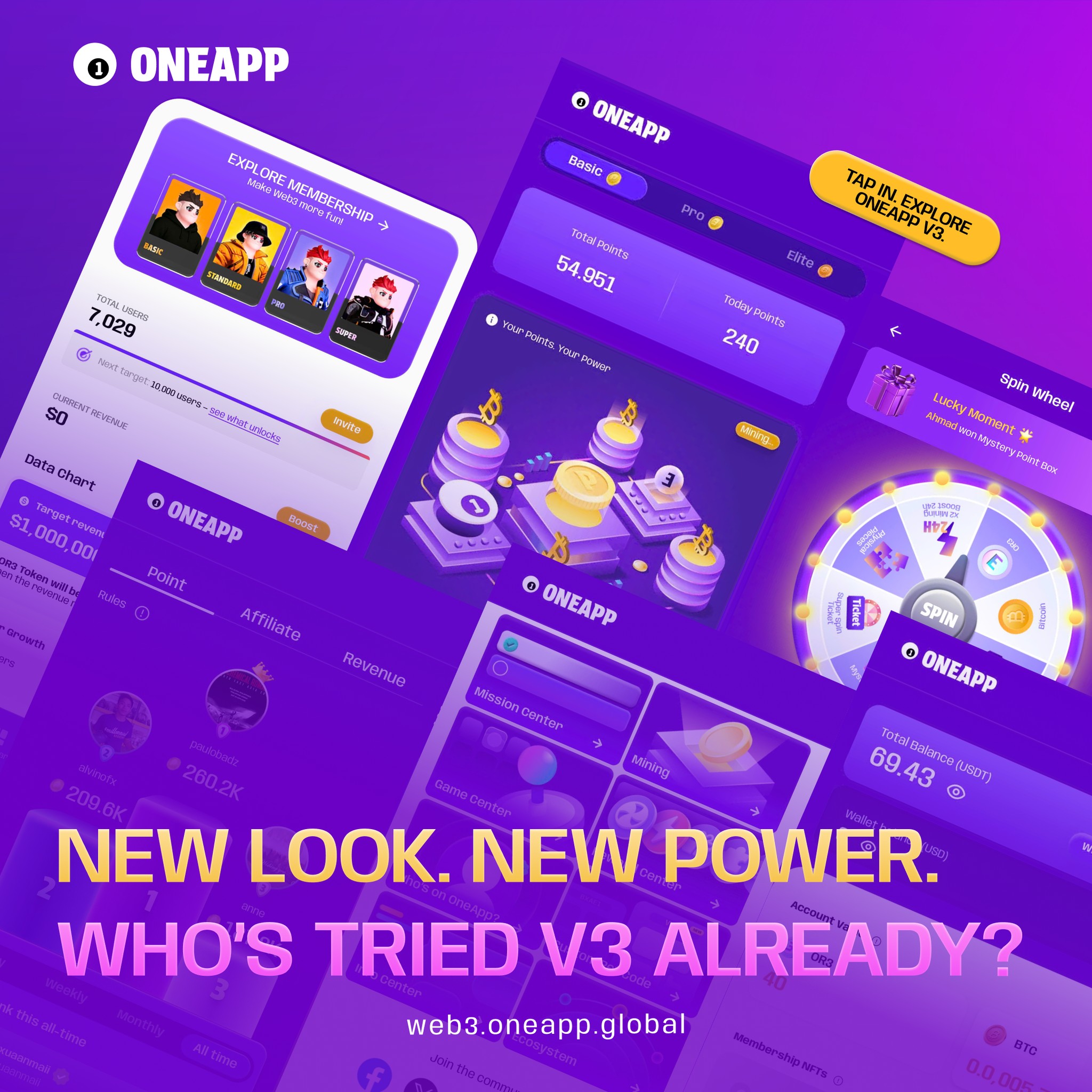 OneApp - HAVE YOU TRIED ONEAPP V3 YET? ⚡It’s been nearly... | Facebook