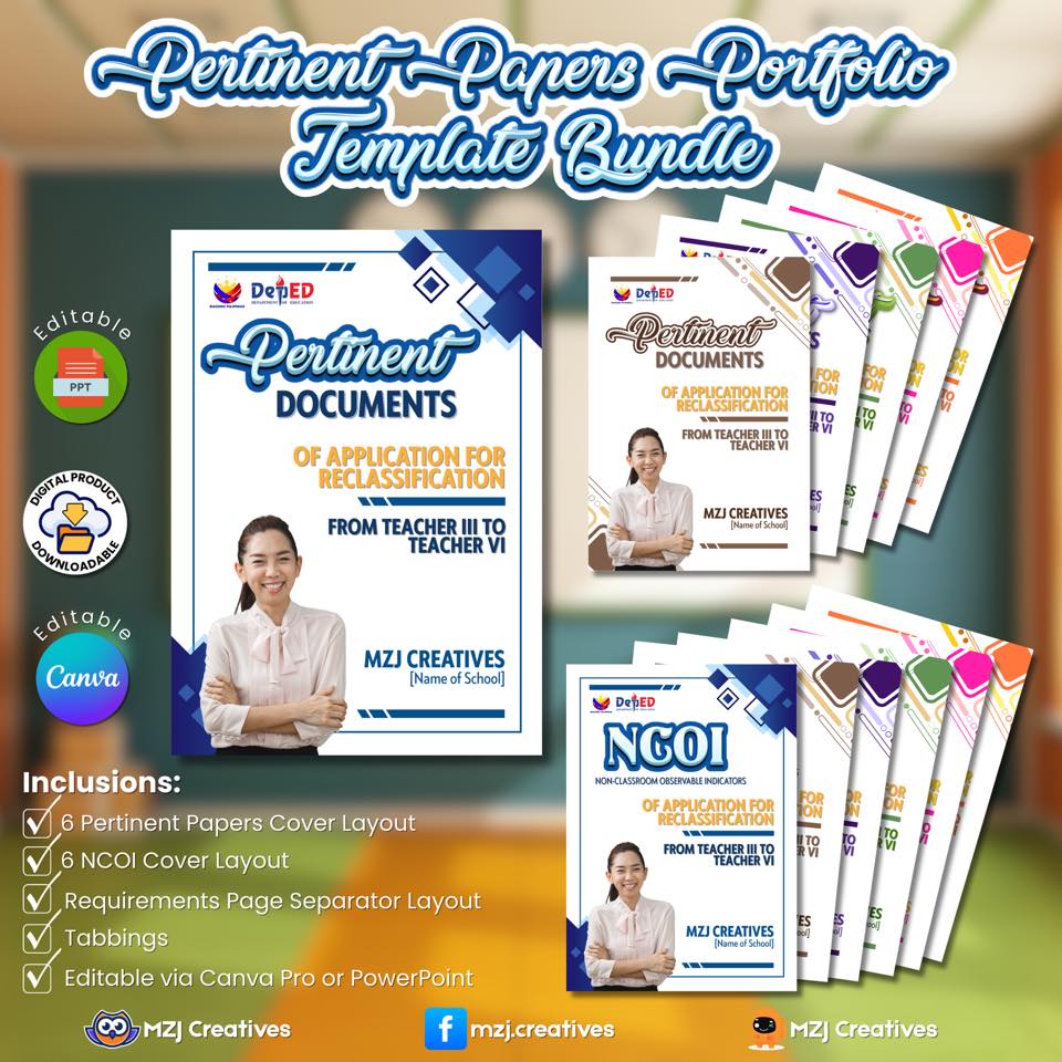 MZJ Creatives - 📂 Preparing for your DepEd... | Facebook