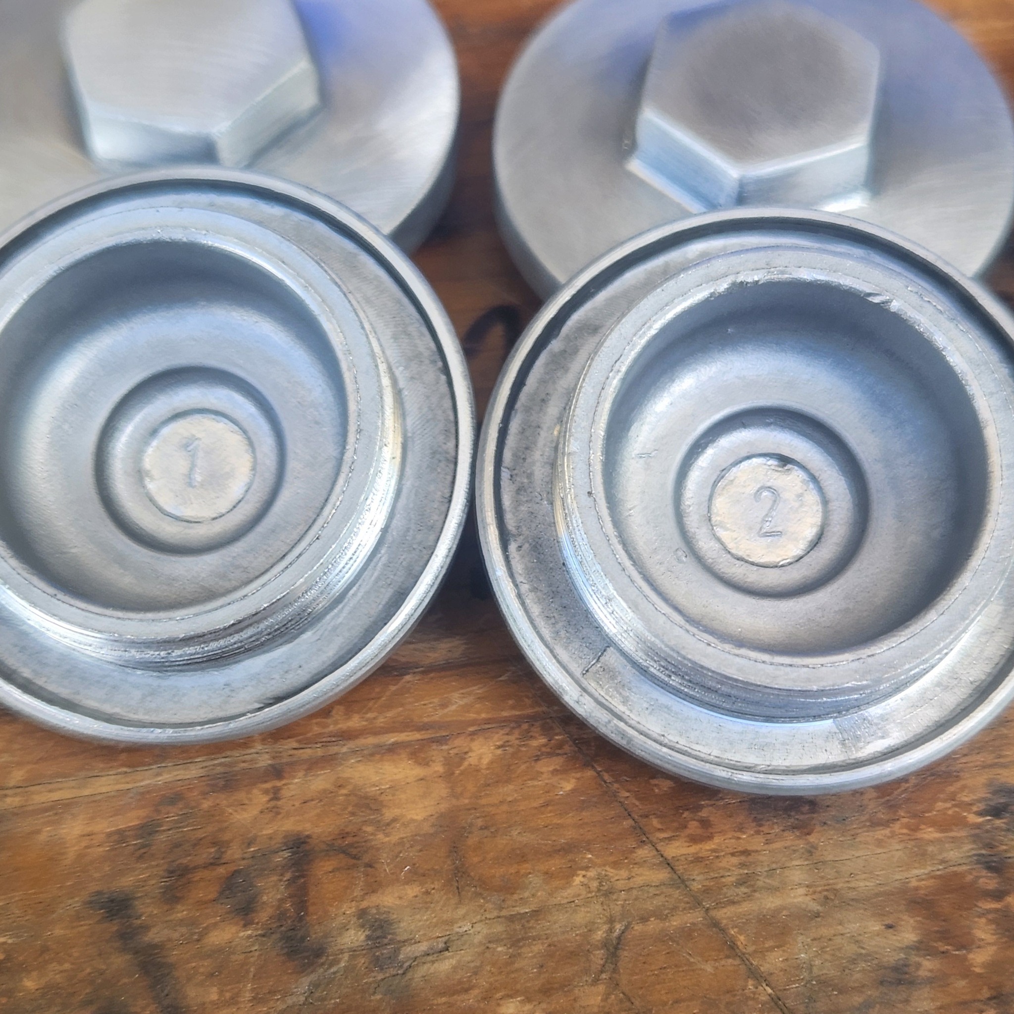 Finned Valve Tappet Covers – Qty 4, For Honda CB350 Twin SOHC, Chrome, Cyclesmith