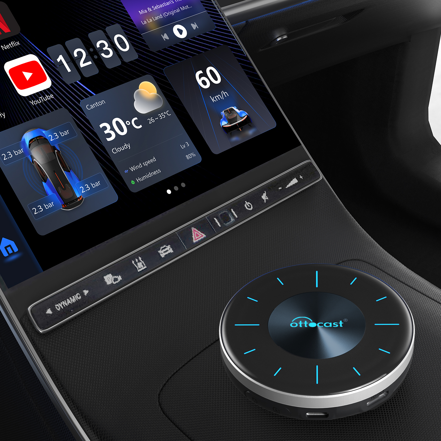A nice review of Ottocast U2-PLUS CarPlay AI BOX with full Android