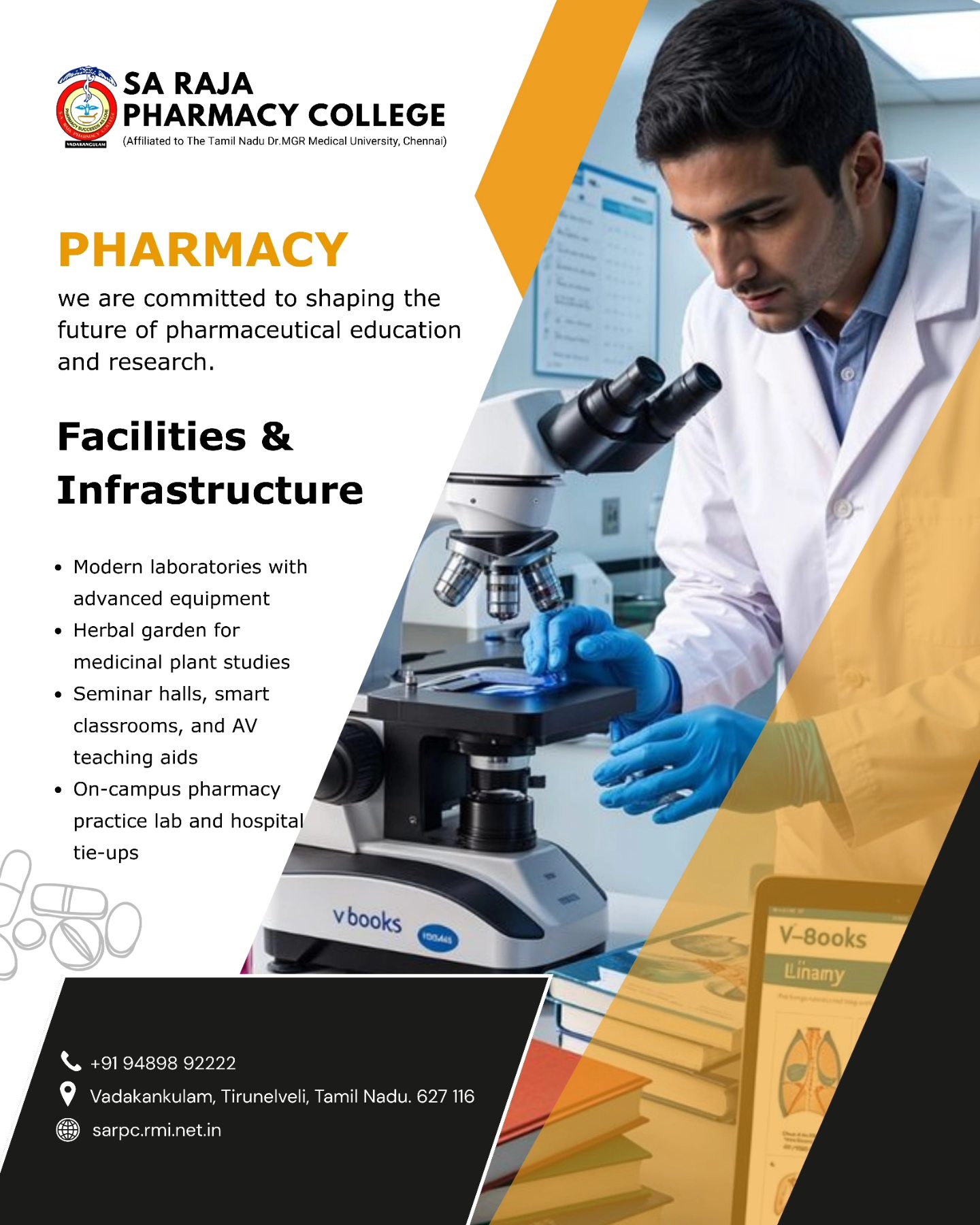 S A Raja Pharmacy College | Tirunelveli