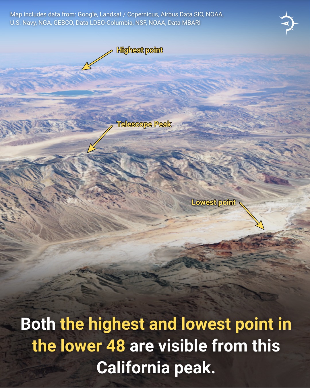 Atlas - From one windswept summit, you can see both the highest and ...