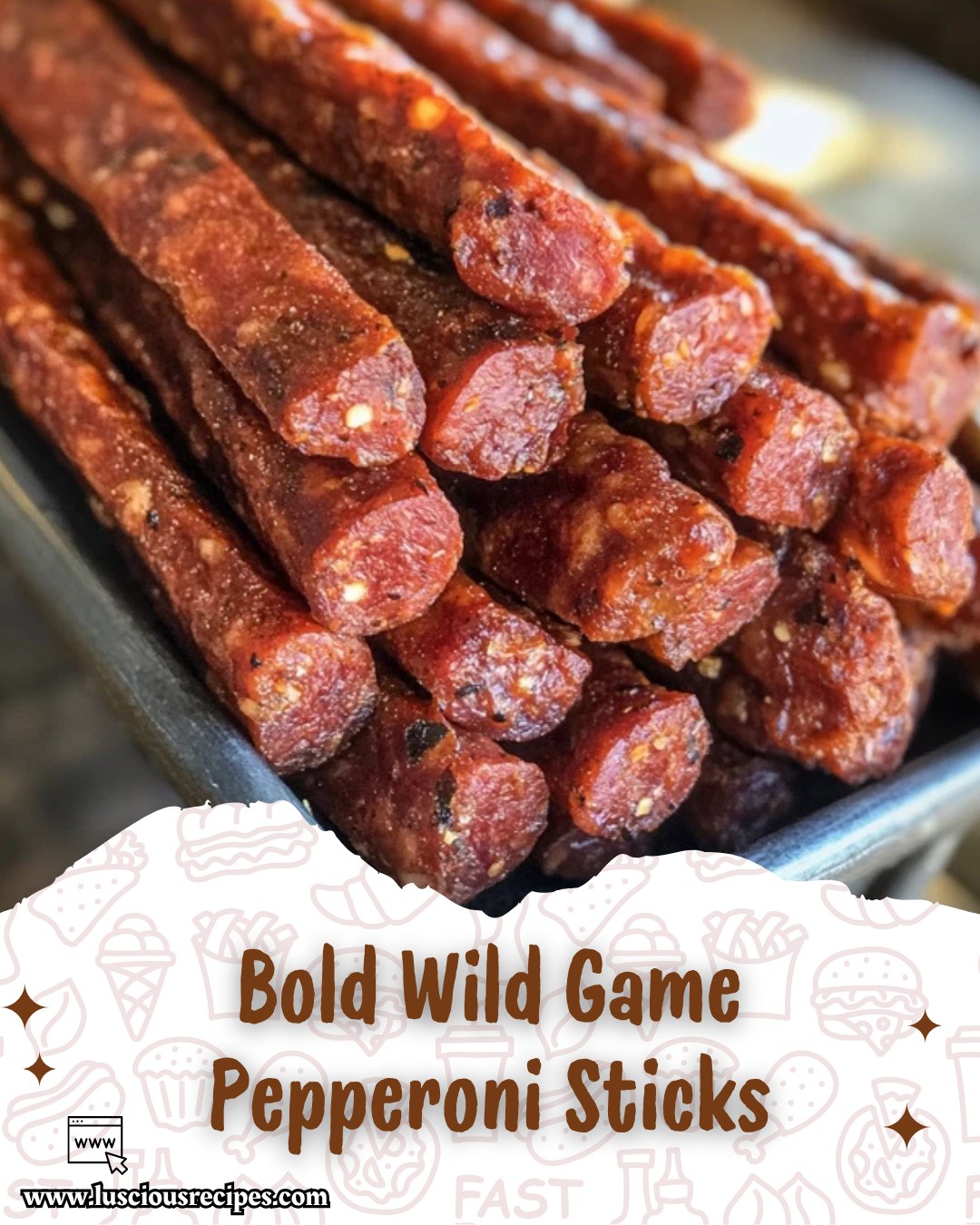 Easy - Bold Wild Game Pepperoni Sticks Ingredients: 1 lb ground wild ...