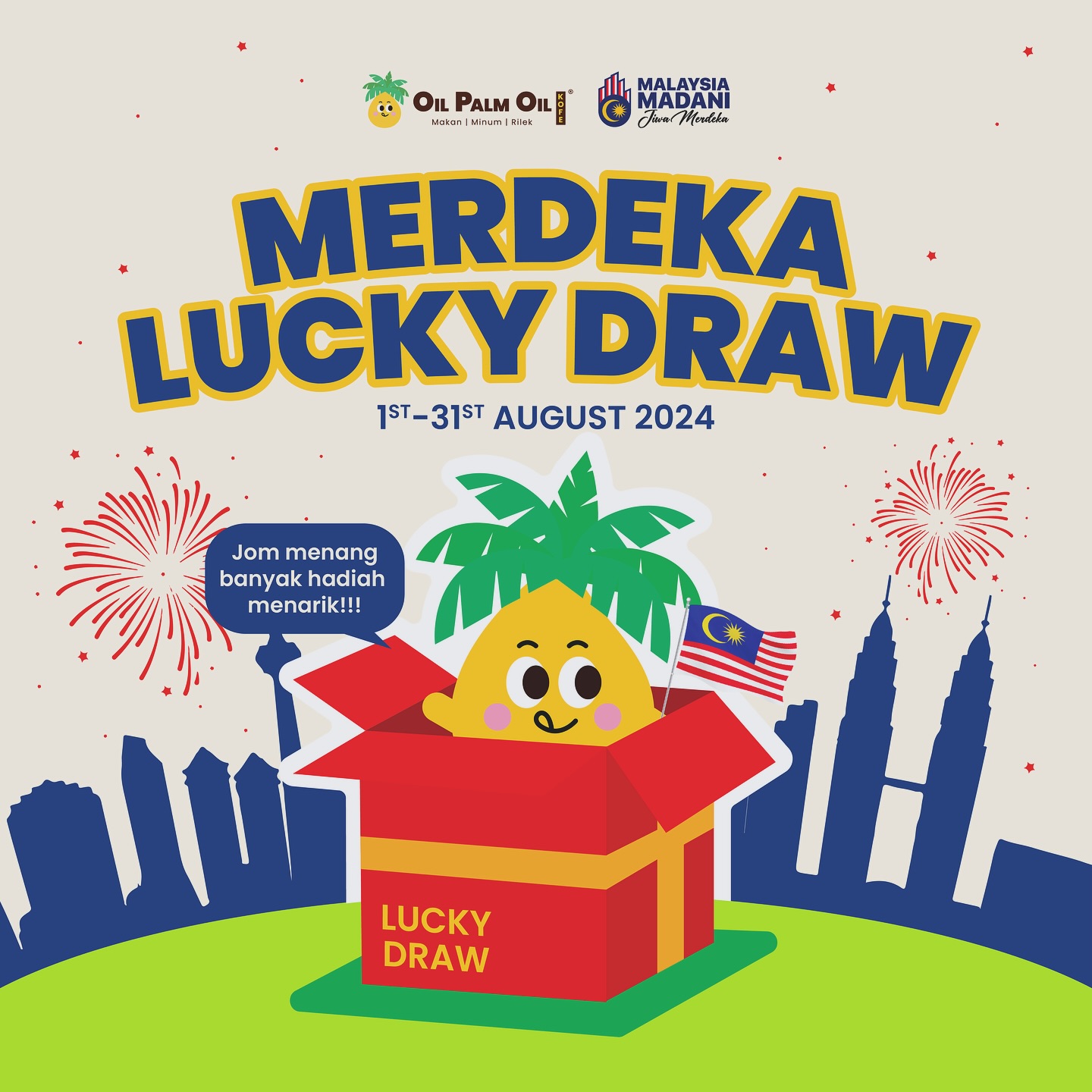🎉 *Merdeka Lucky Draw!*🎉 It's... - Oil Palm Oil Kofe