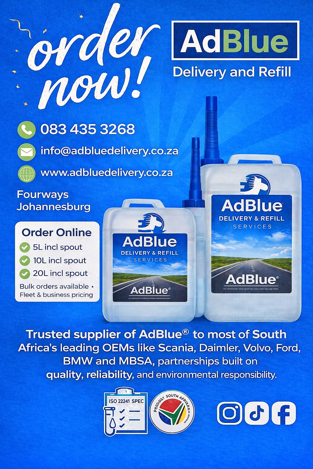 MERCEDES BENZ CAR DEALERS AND SPARES | 🚛 **AdBlue Delivery & Refill ...