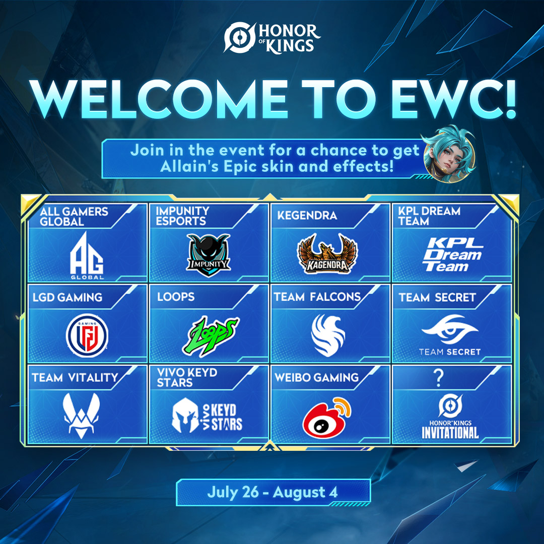 Honor of Kings - EWC is about to start, the world's top...