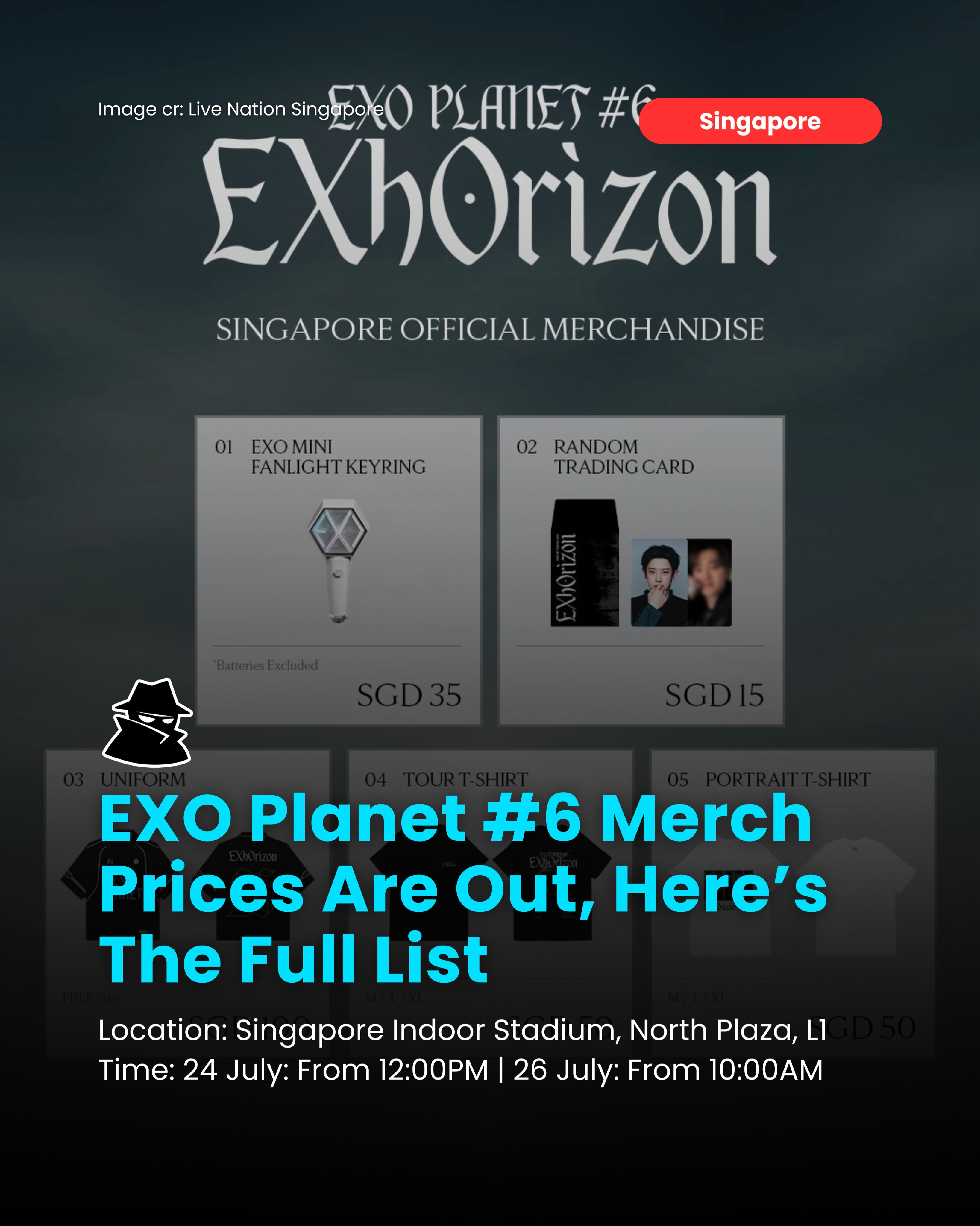 🚨EXO PLANET #6 OFFICIAL MERCH PRICES ARE OUT 🎤 Heading to EXO