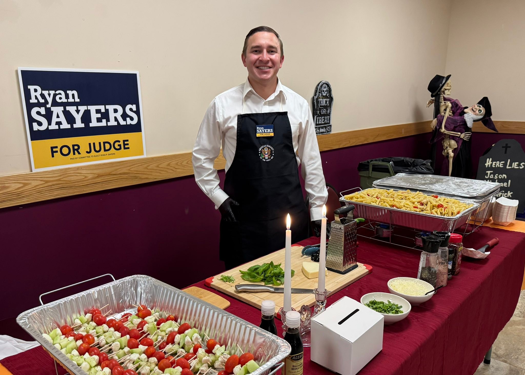 Ryan P. Sayers for Judge added... - Ryan P. Sayers for Judge