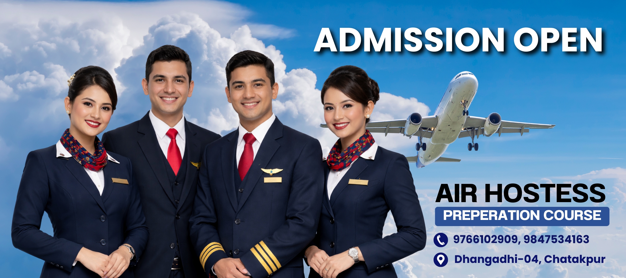 Fancy - ️ Admissions Open | Air Hostess Training ️ Step into the skies ...