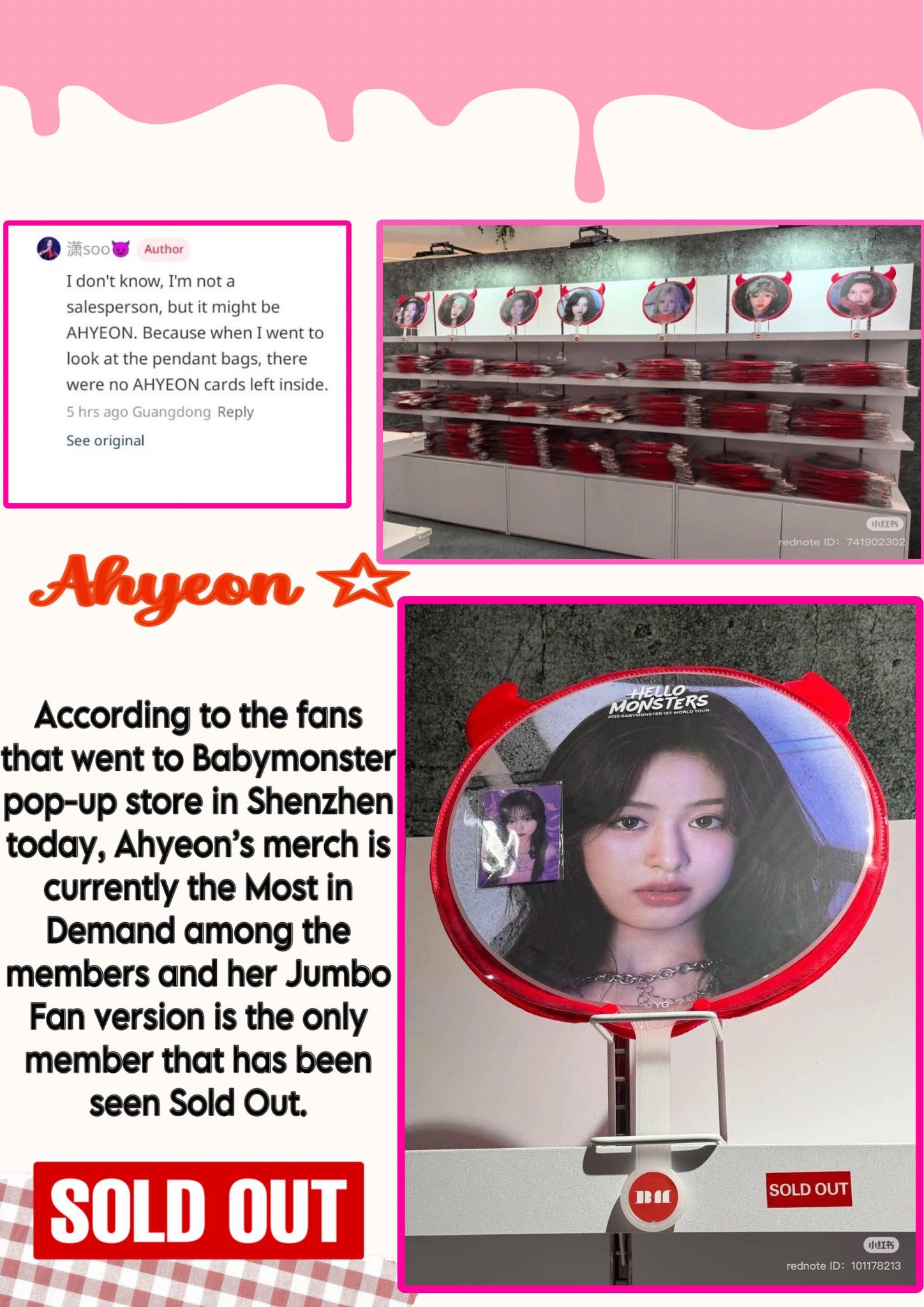 Shanghai pop-up store sells out individual Babymonster versions
