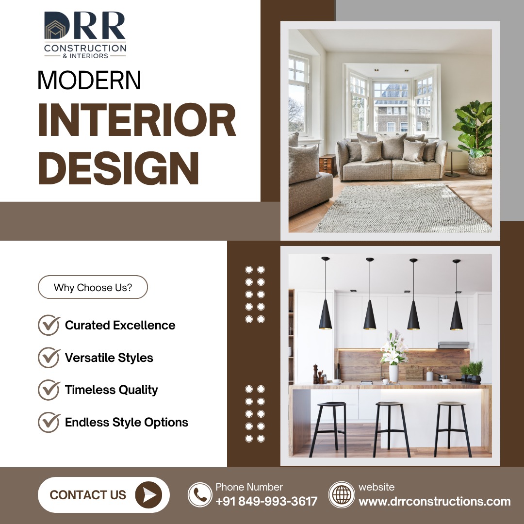 Modern Interior Design That Reflects... - DRR Constructions | Facebook