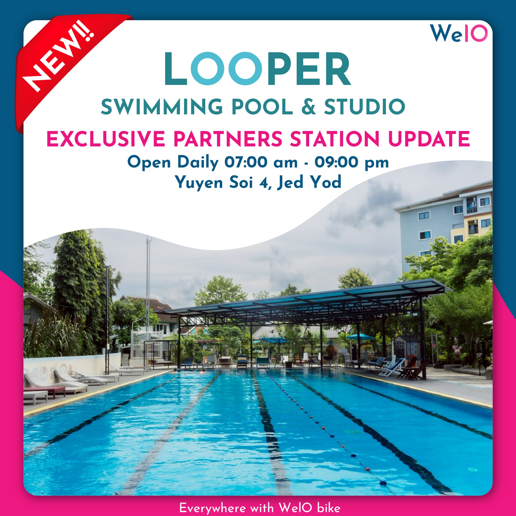 WelO Bike - Hot day? Cool down at Looper Swimming Pool &... | Facebook