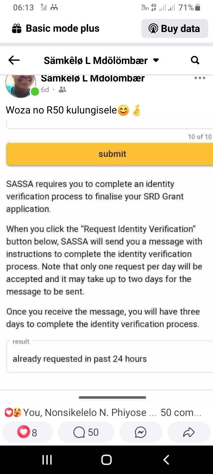 IDENTITY VERIFICATION PROCESS | Facebook