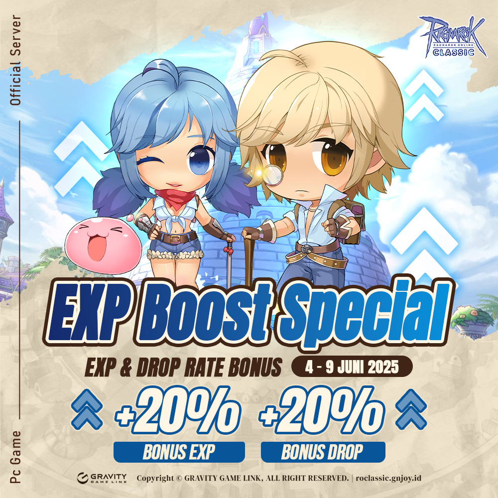🎉 EXP Boost Special is HERE!... - Ragnarok Classic Indonesia | Facebook