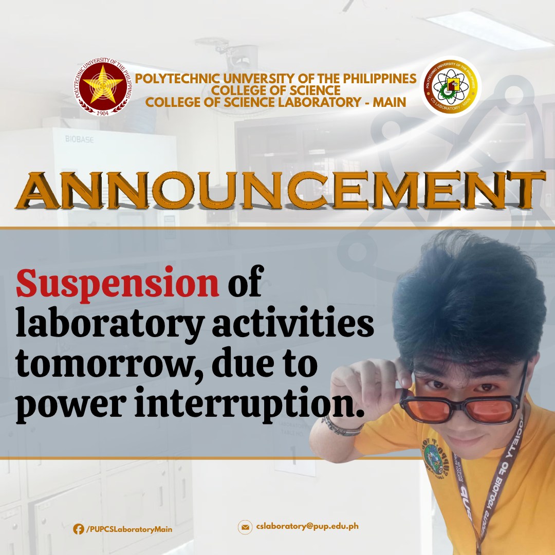 📢 ANNOUNCEMENT Please be... - PUP CS Laboratory - Main | Facebook