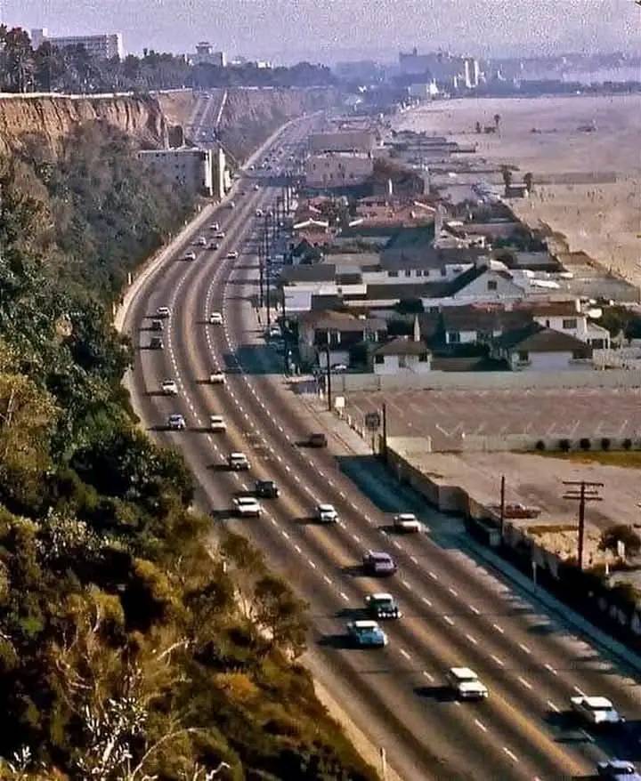 c. 1964 - Pacific Coast Hwy (CA-1); location unknown -- Getty Images.
