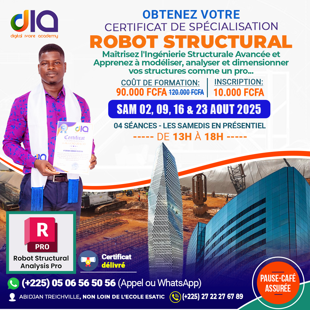 DIA - 🎓 Formation : Robot Structural Analysis 💡 Devenez expert en ...
