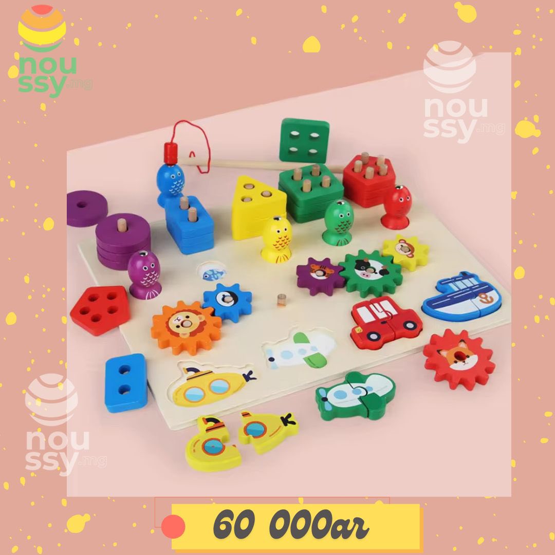 Bs Toys Crocodile - Jeu D'Adresse En Bois Pour Enfants Dès 3 Ans - Coordination Œil-Main