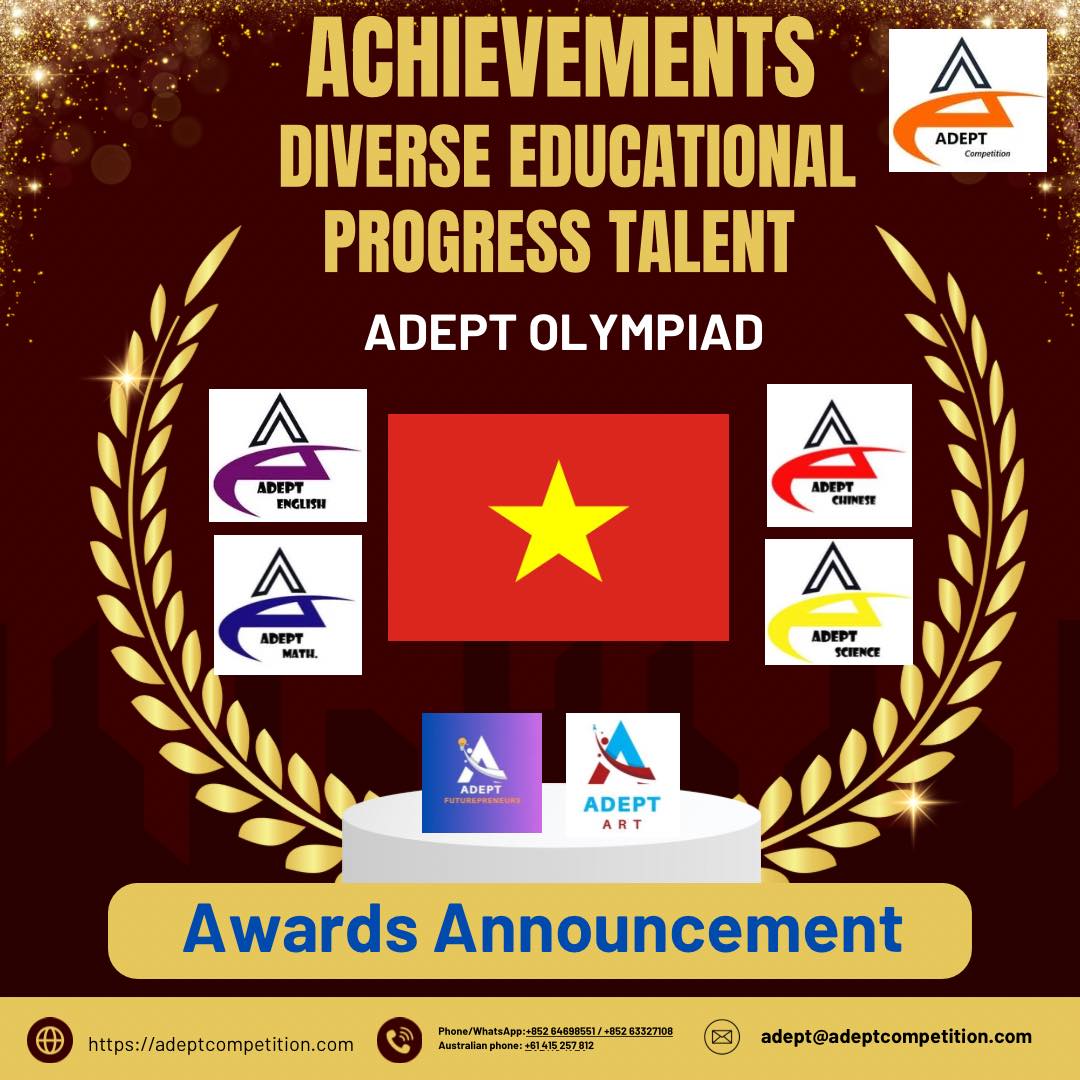 ADEPT - ADEPT Olympiad 2025 National Round Results – Vietnam 🇻🇳 We are ...