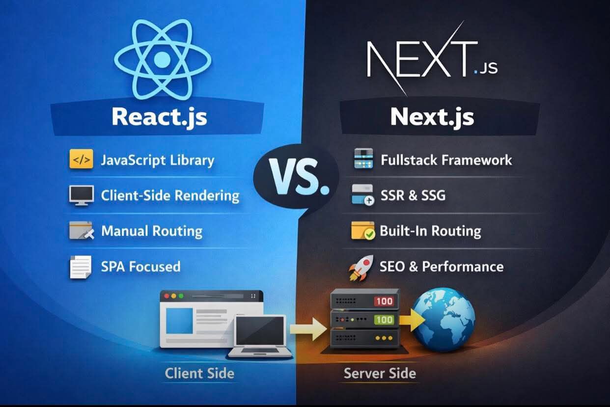 Programmer's and developer's paradise | React.JS vs Next.JS | Facebook