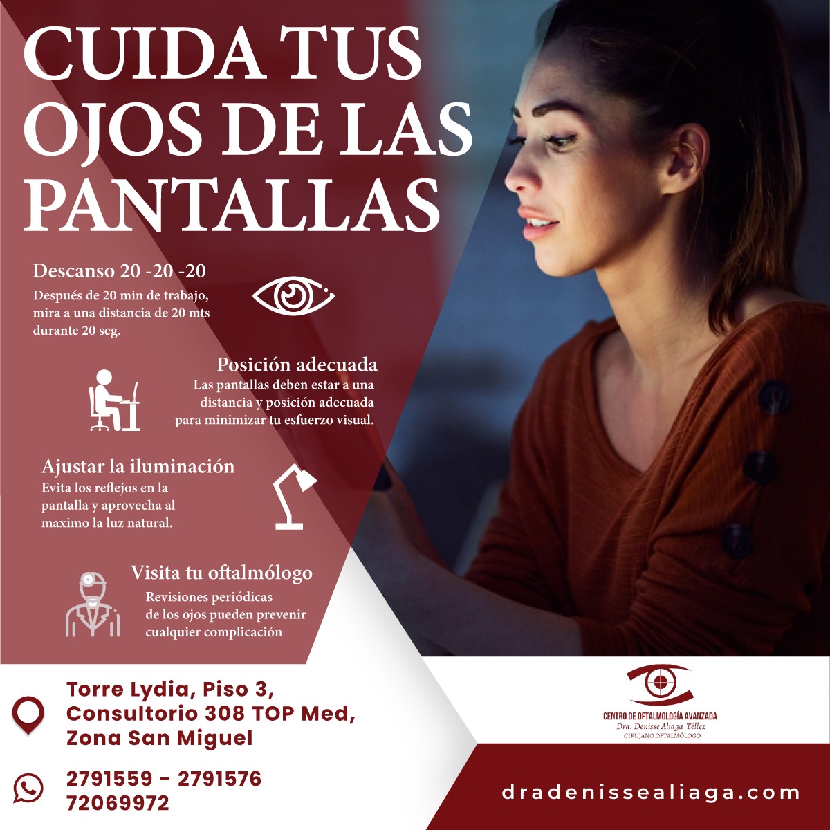 Dra. - 🌟 **¡Protege tus ojos de las pantallas! 👀💻** 🌟 En la era digital ...