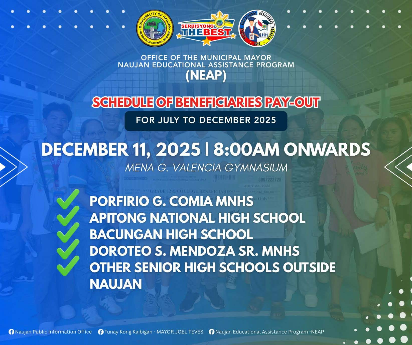 Naujan Educational Assistance Program -NEAP | Naujan