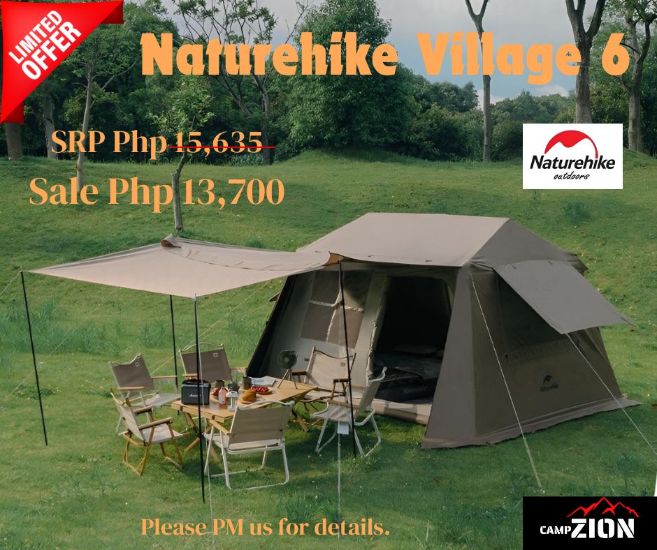 Naturehike Village6.0 Roof 2 Generation Quick Open Tent Camping