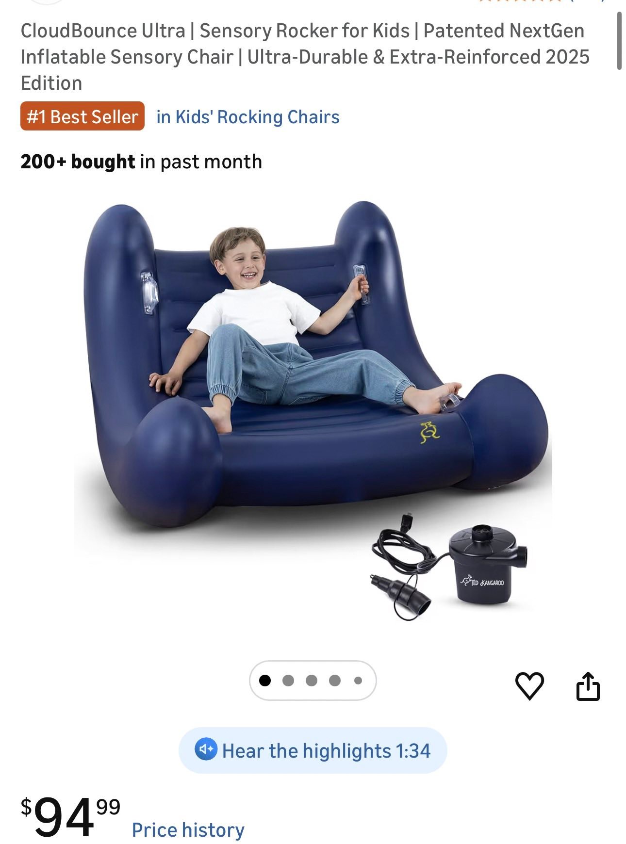 Gainesville Online Auction | ‼️TUE866 | Sensory Rocker ‼️ | Facebook