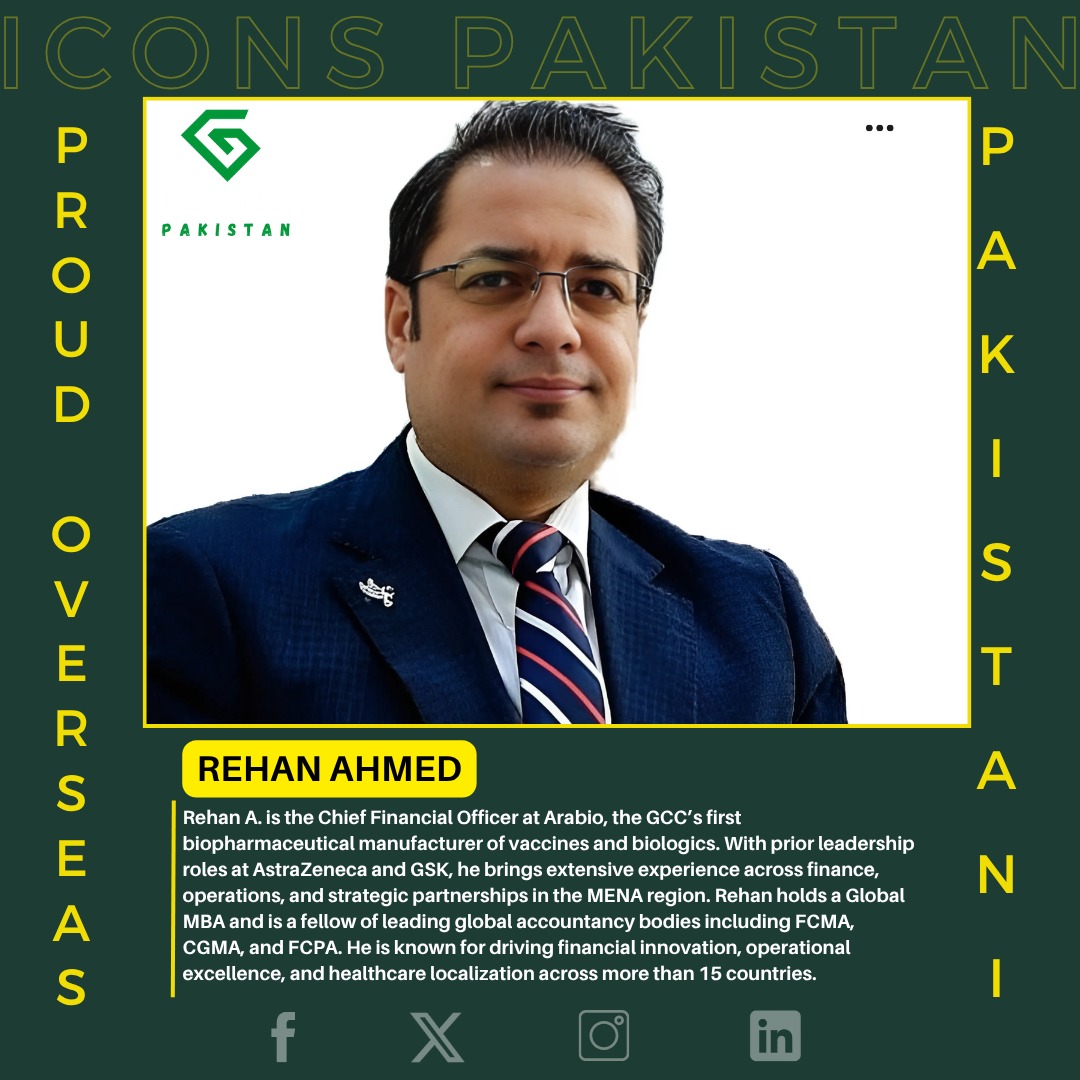 Icons Pakistan - Rehan A. | Chief Financial Officer,... | Facebook