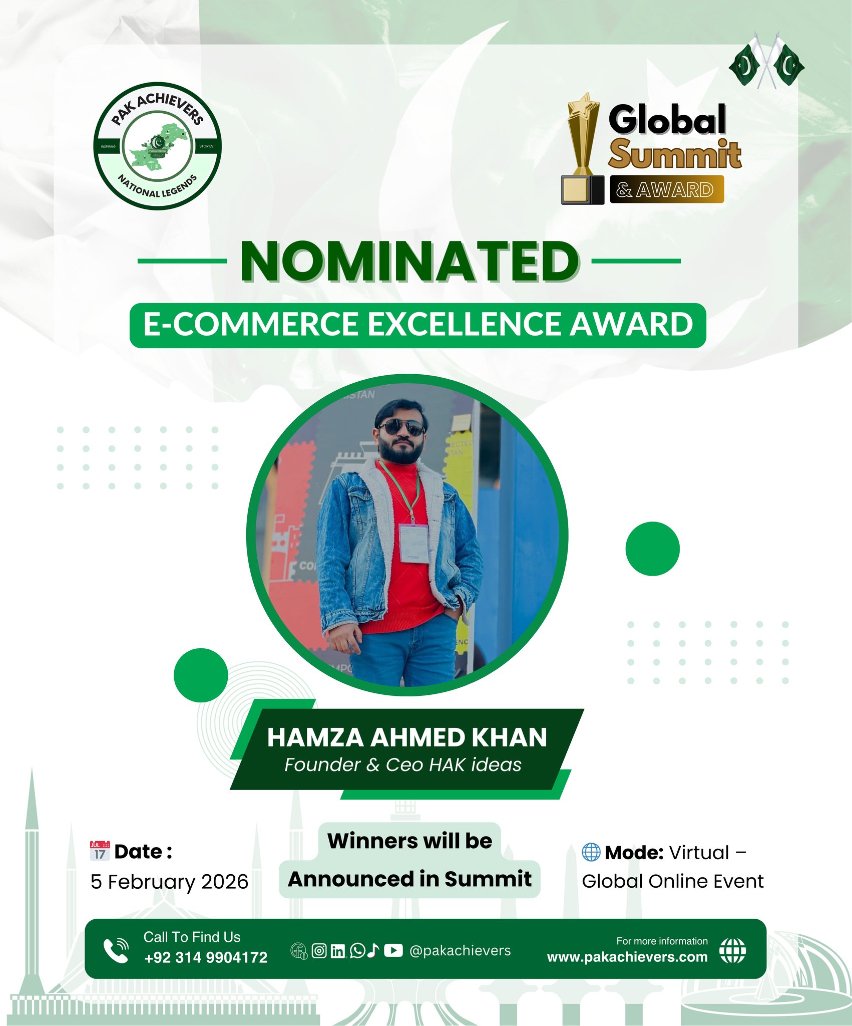 Pak - Nominated – E-Commerce Excellence Award 2025 🏆 We are proud to ...