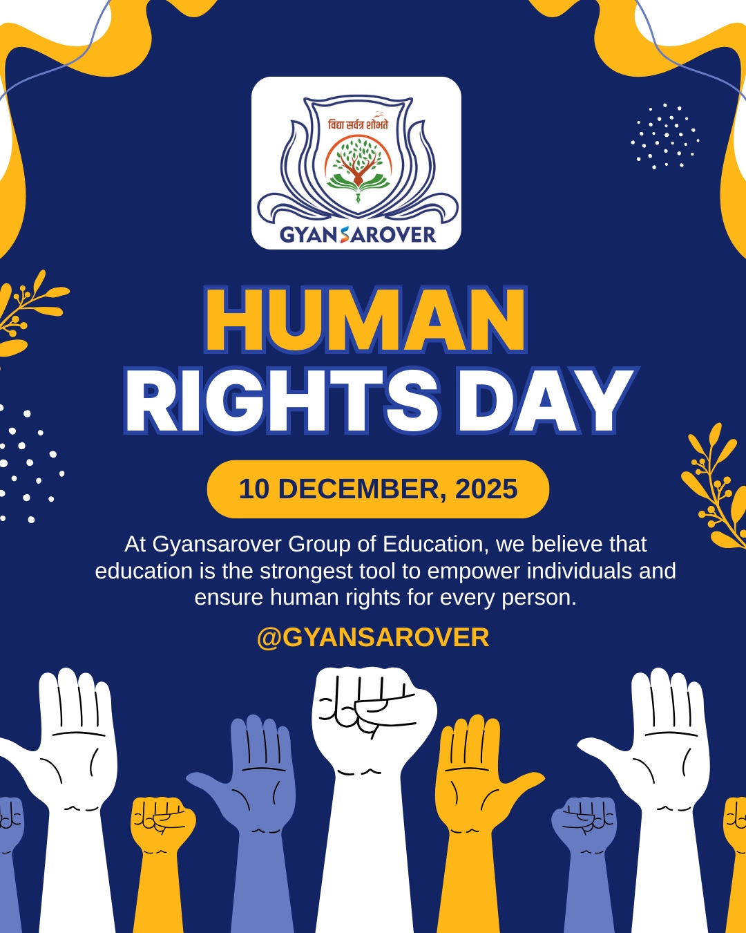 Gyansarover - 🌍 Human Rights Day 2025 🌍 “Equality, Dignity, and Justice ...