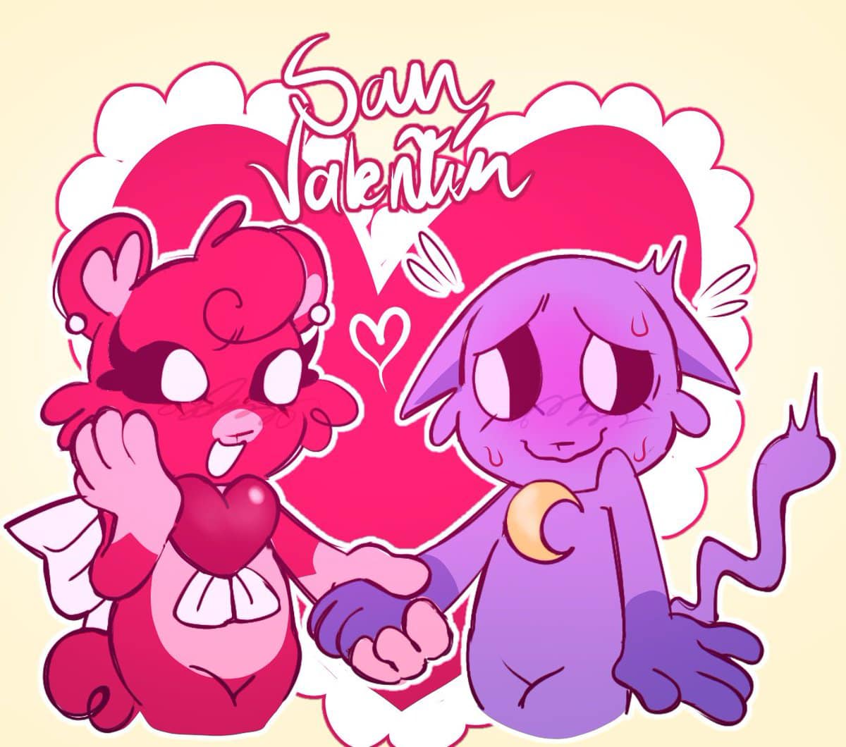 Happy Valentine's Day! Art by @voidohx