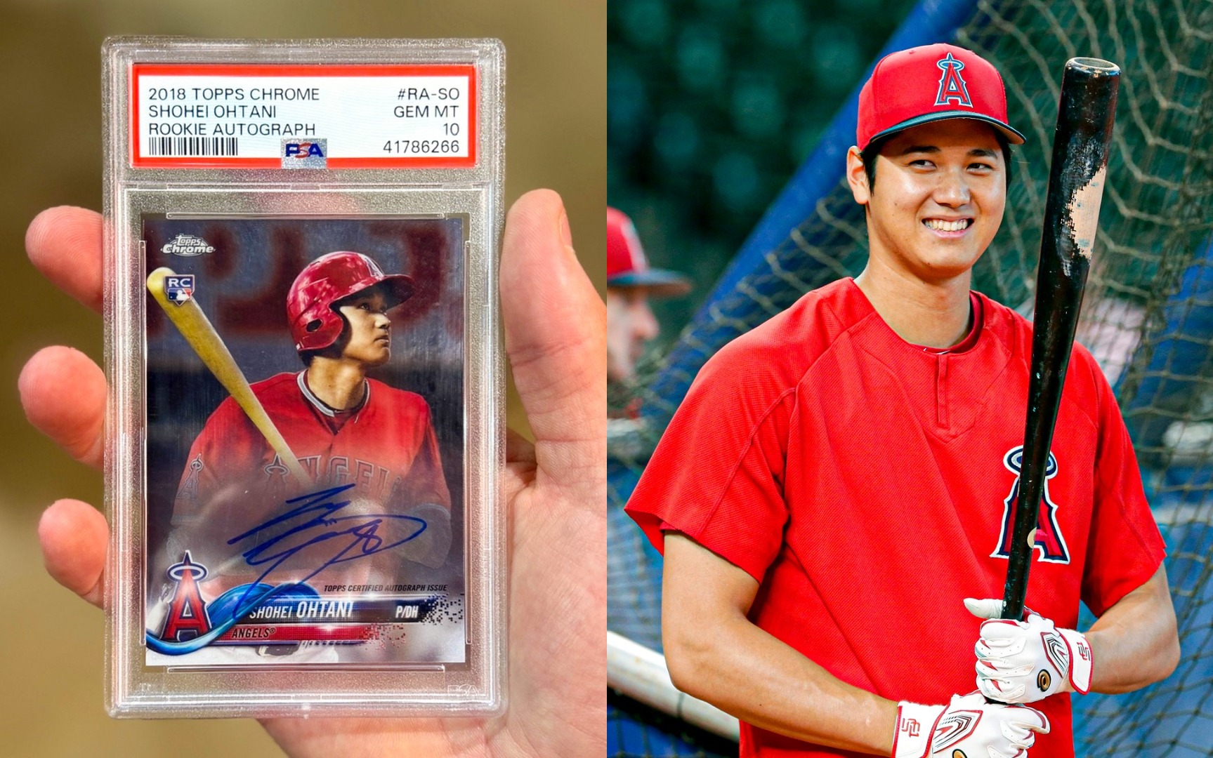 shohei ohtani graded rookie card 2018 Topps Archives #50 Amazon.com: ONE Guaranteed PSA 10