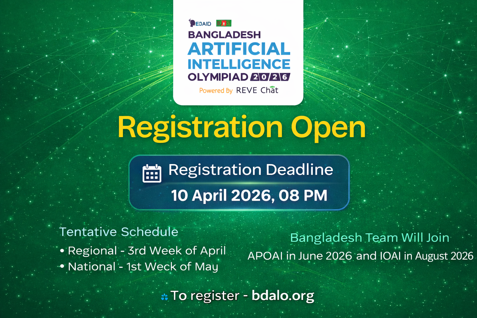 The schedule for the... - Bangladesh Olympiad in Informatics | Facebook