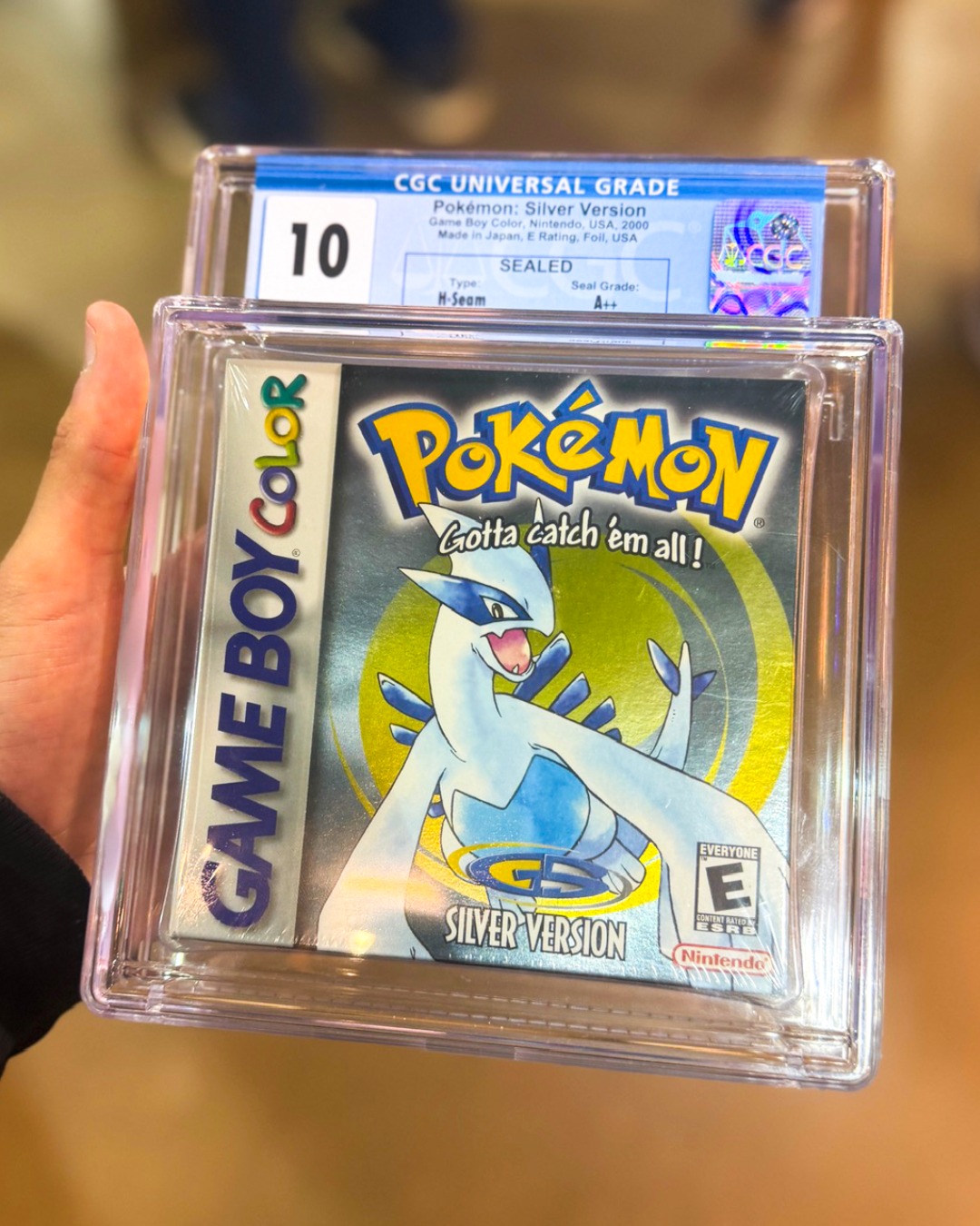 Someone just consigned a copy of Pokémon Silver that's remained