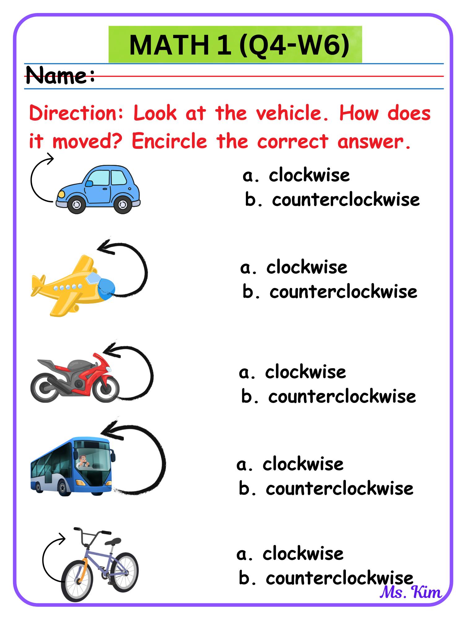 GRADE... - Ms. Kim's Digital Worksheets and Learning Materials | Facebook