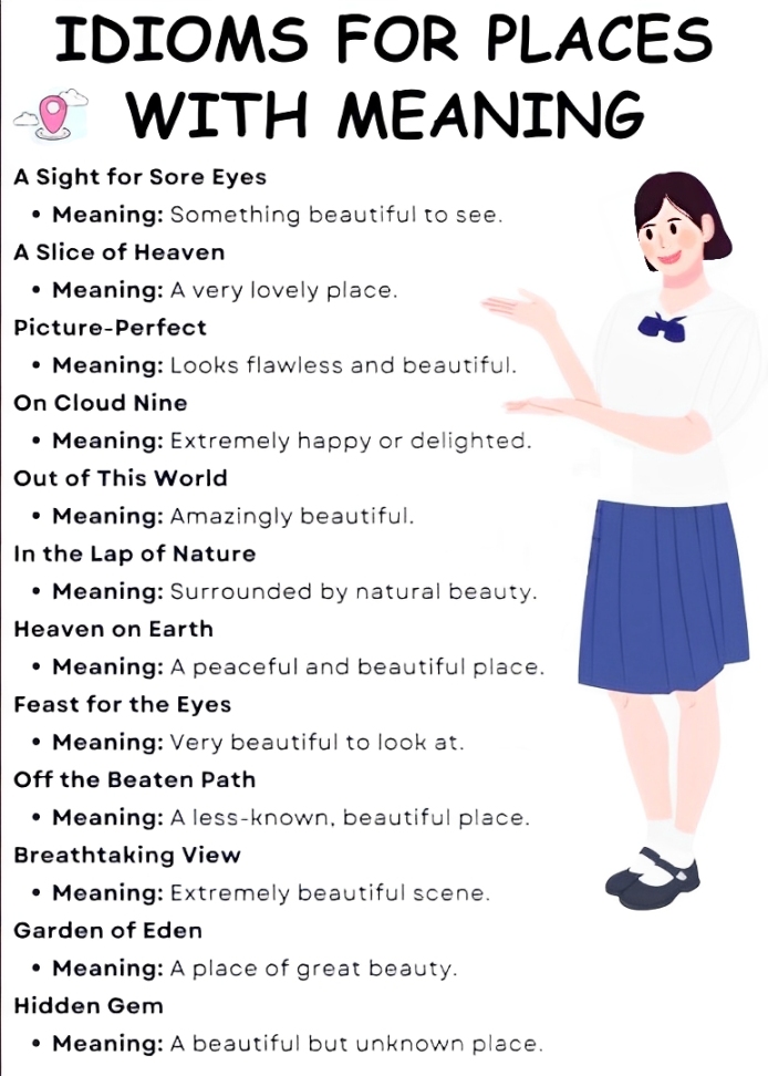 Vocab - ♦️ For more follow Vocab Vibes 👈 Idioms for Places with Meaning ...