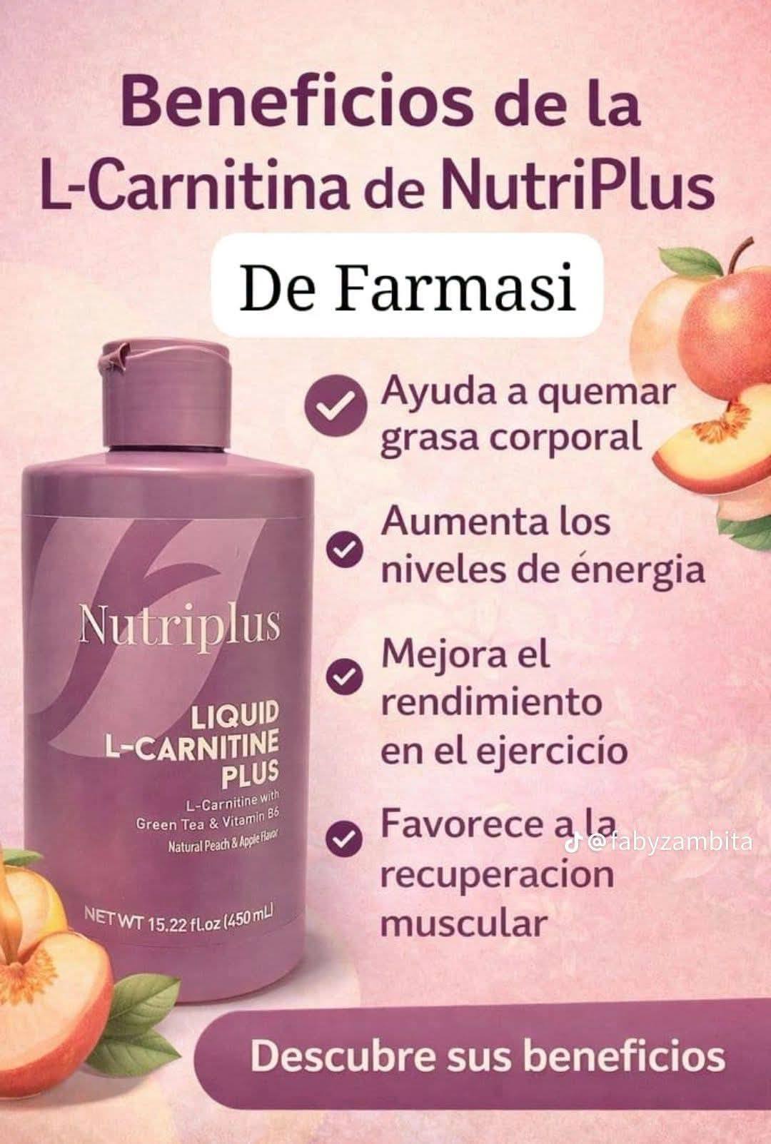 _MI ALIADO EN EL GYM 💪🔥_ _L-CARNITINA FARMASI_ _Si entrenas con todo, esto es para ti:_ _✓ Apoya tu rutina fitness_ _✓ Para esas sesiones donde das el 100%_ _✓ Tu complemento
