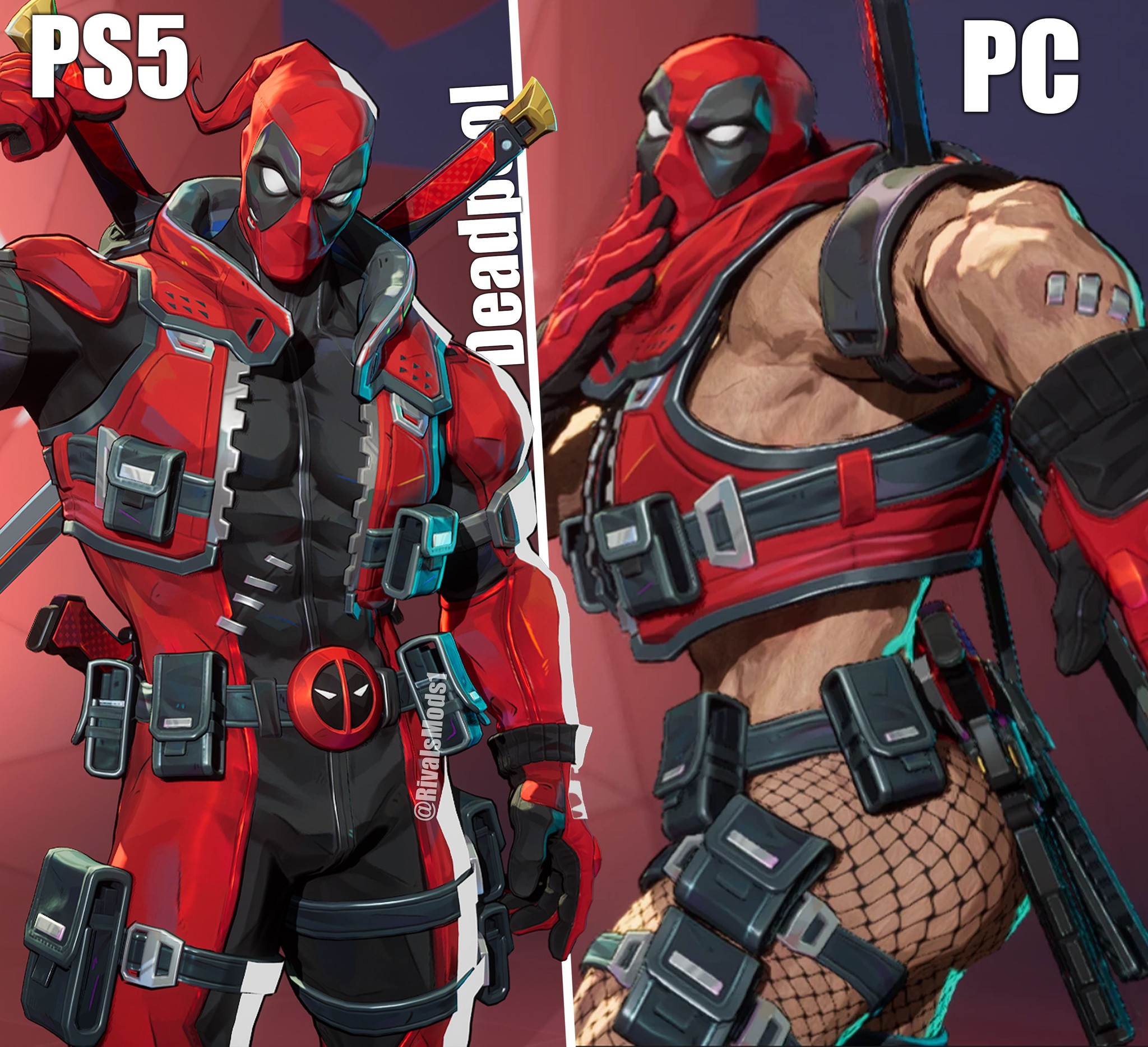 Rivals Mods - Marvel Rivals - Deadpool in PS5 Version Vs... | Facebook