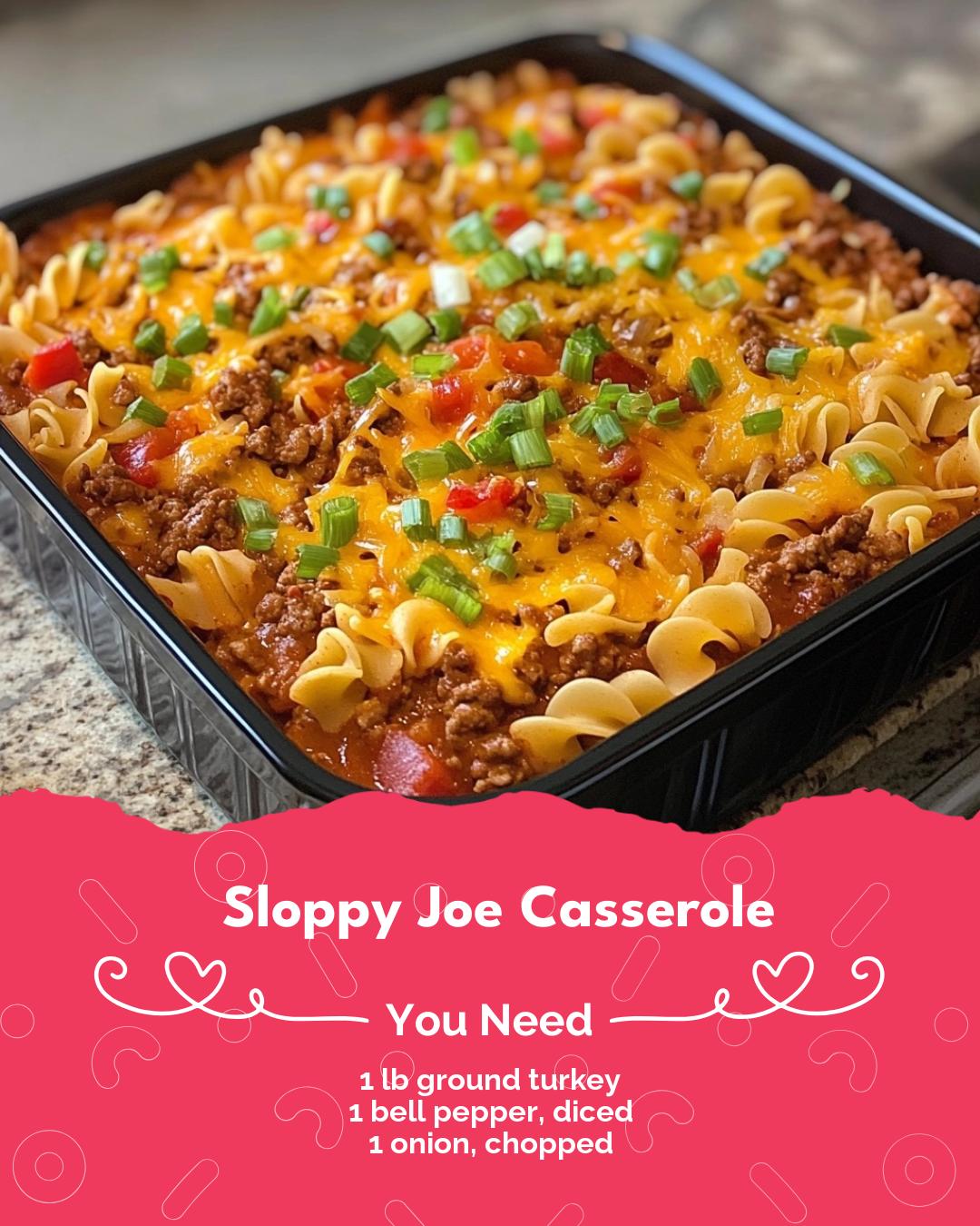 Evelyn - Sloppy Joe Casserole Comforting Sloppy Joe Casserole with a ...